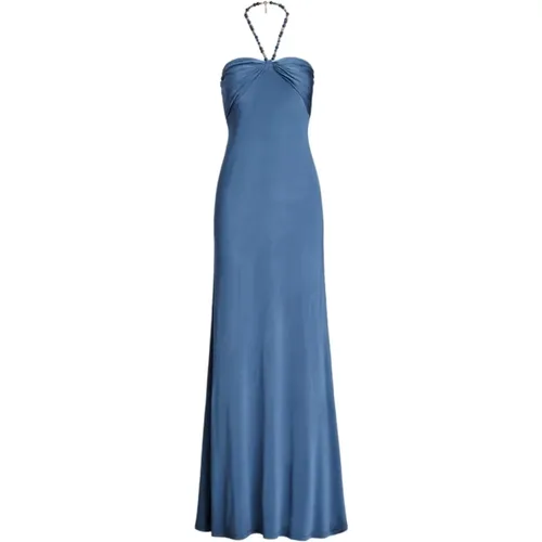 Elegantes Langes Kleid , Damen, Größe: 2XS - Ralph Lauren - Modalova