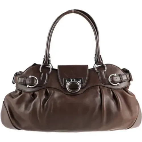 Pre-owned Leather handbags , female, Sizes: ONE SIZE - Salvatore Ferragamo Pre-owned - Modalova