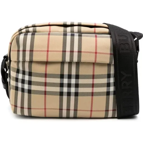 Vintage Check Muster Leder Bum Bag - Burberry - Modalova