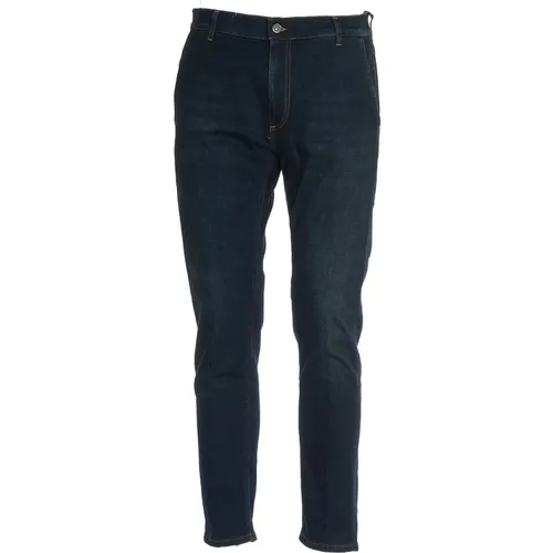 Dark Denim Carrot Jeans Aw24 , male, Sizes: W36, W32, W35, W31, W30, W38, W34, W33 - Dondup - Modalova