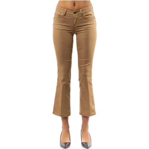 Braune Denim Jeans , Damen, Größe: W28 - Liu Jo - Modalova