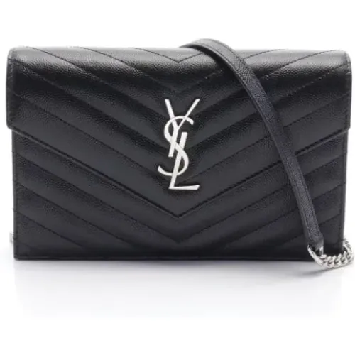 Pre-owned Leder schultertasche - Saint Laurent Vintage - Modalova