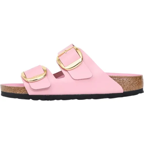 Arizona Big Buckle Rosa Sandalen , Damen, Größe: 40 EU - Birkenstock - Modalova