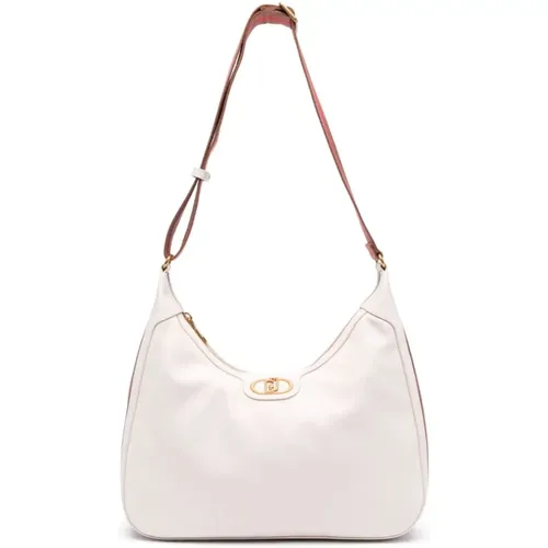 Faux Leather Shoulder Bag with Gold-tone Hardware , female, Sizes: ONE SIZE - Liu Jo - Modalova