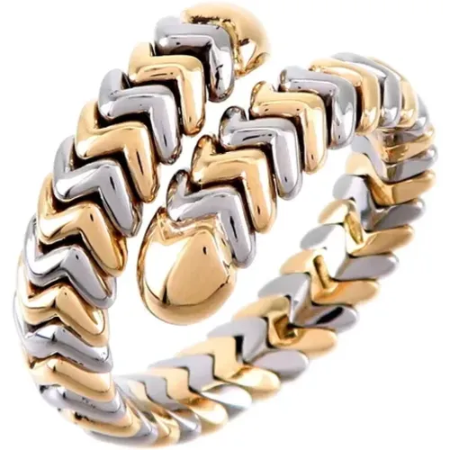 Pre-owned Gold rings , female, Sizes: ONE SIZE - Bvlgari Vintage - Modalova