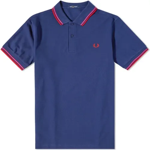 Slim Fit Twin Tipped Polo , male, Sizes: XL, M - Fred Perry - Modalova