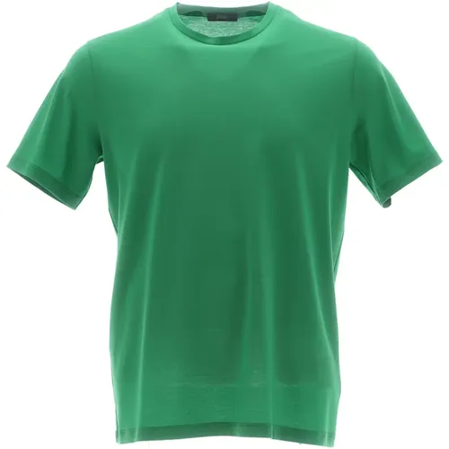 Crepe T-Shirt - Grün Herno - Herno - Modalova