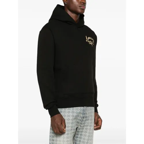 Hollywood Hoodie Cotton Logo Print , male, Sizes: S - Amiri - Modalova