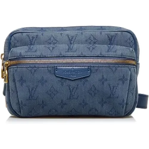 Pre-owned Denim handbags , female, Sizes: ONE SIZE - Louis Vuitton Vintage - Modalova