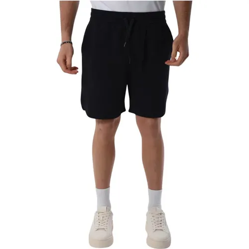 Bermuda-Shorts aus Baumwolle mit elastischem Bund , Herren, Größe: S - Armani Exchange - Modalova