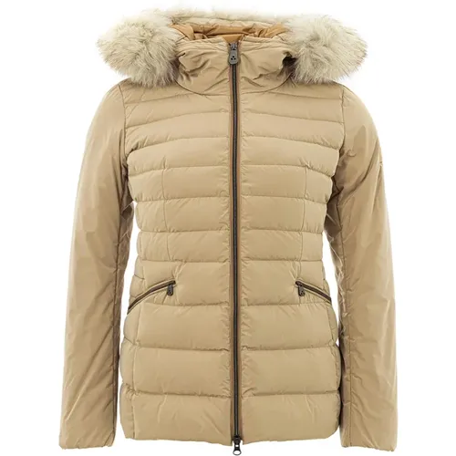 Quilted Jacket with Fur Detail , female, Sizes: 3XL, XS - Peuterey - Modalova