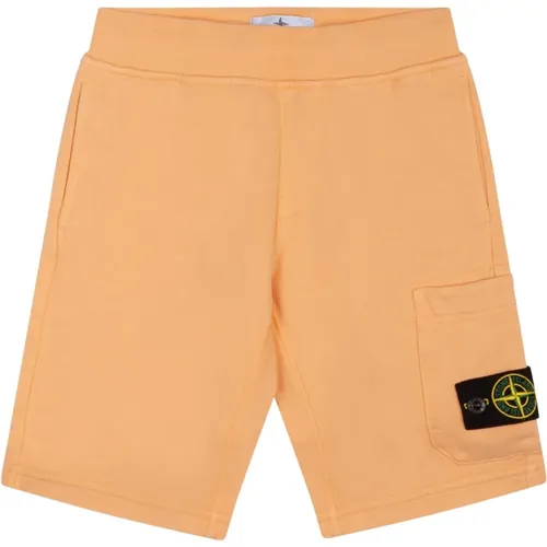 Patch Cargo Shorts - Stone Island - Modalova