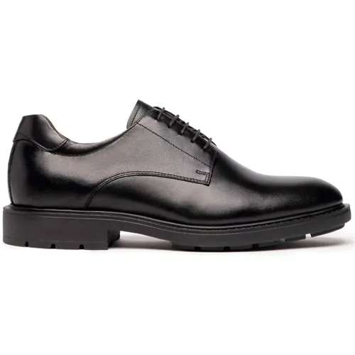 Leather Lace-Up Shoes , male, Sizes: 9 UK, 7 UK, 10 UK - Nerogiardini - Modalova