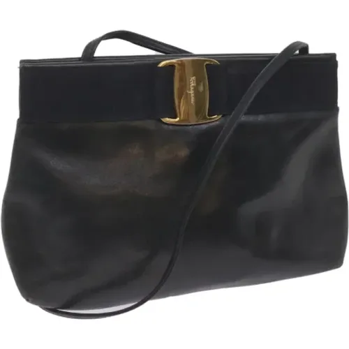 Pre-owned Leather shoulder-bags , female, Sizes: ONE SIZE - Salvatore Ferragamo Pre-owned - Modalova