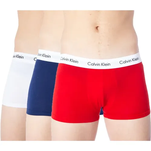 Men`s Boxer Shorts 3-Pack Low Rise Trunks , male, Sizes: S, M, L, XL - Calvin Klein - Modalova