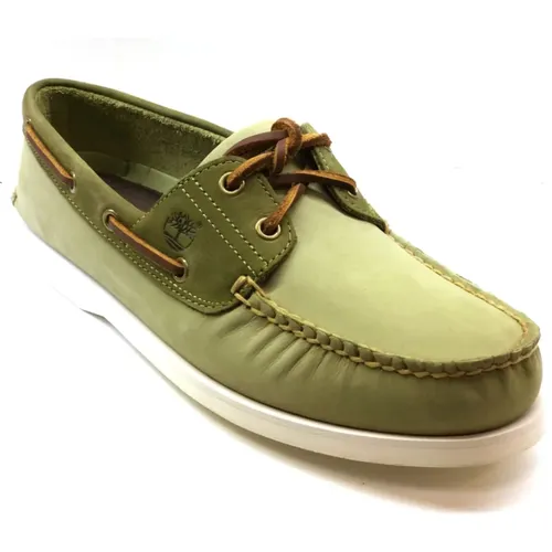 Nubuck Leather Boat Shoes , male, Sizes: 6 1/2 UK, 15 UK, 8 1/2 UK, 6 UK - Timberland - Modalova