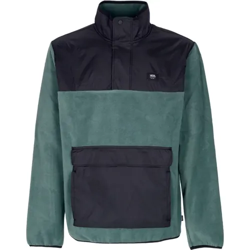 Ente Grün/Schwarze Fleece Anorak Jacke - Vans - Modalova