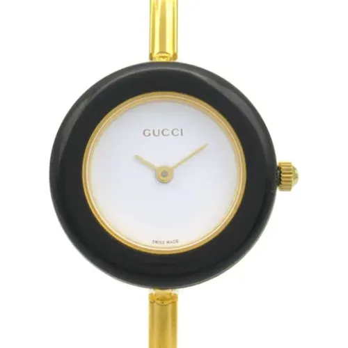 Pre-owned Metal watches , female, Sizes: ONE SIZE - Gucci Vintage - Modalova