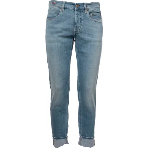 Marotta Denim Jeans, Slim Fit, 5 Taschen , Herren, Größe: W40 - Siviglia - Modalova
