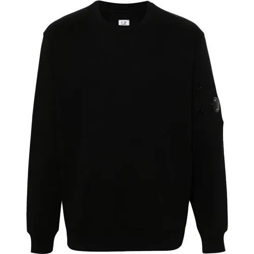 Sweater with Lens Pocket , male, Sizes: L, XL, 2XL - C.P. Company - Modalova