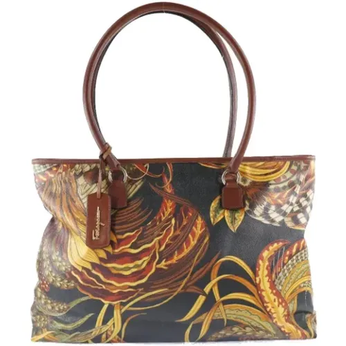 Pre-owned Canvas handbags , female, Sizes: ONE SIZE - Salvatore Ferragamo Pre-owned - Modalova