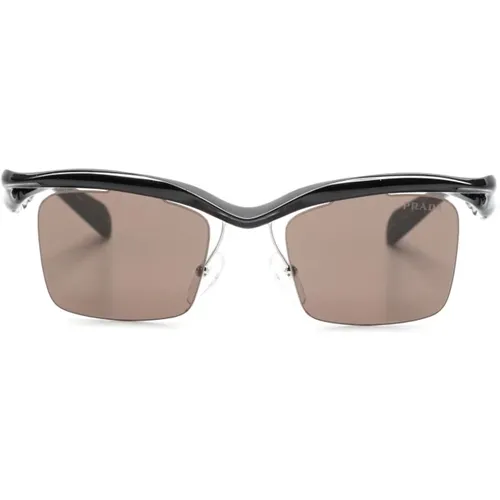 PR A15S 1Ab8C1 Sunglasses , male, Sizes: 47 MM - Prada - Modalova