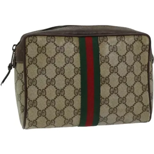 Pre-owned Canvas gucci-bags , female, Sizes: ONE SIZE - Gucci Vintage - Modalova