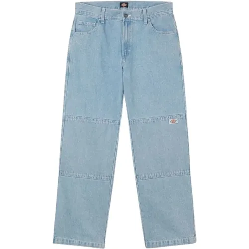 Hellblaue Jeans mit Doppeltem Knie , Herren, Größe: W32 L32 - Dickies - Modalova