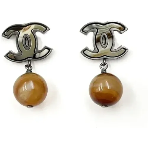 Pre-owned Fabric earrings , female, Sizes: ONE SIZE - Chanel Vintage - Modalova