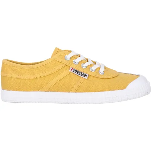 Originale Canvas Sneakers , Herren, Größe: 39 EU - Kawasaki - Modalova