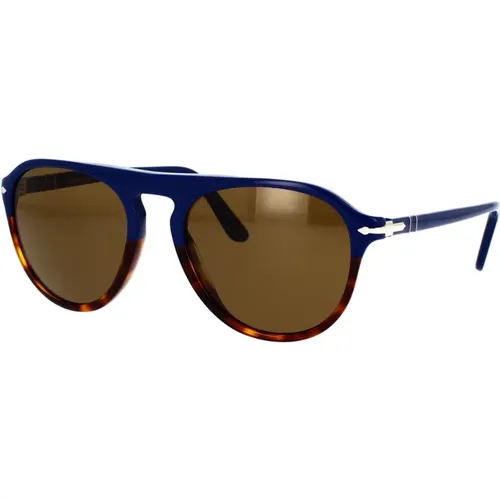 Vintage Oversized Sonnenbrille mit polarisierten braunen Gläsern - Persol - Modalova