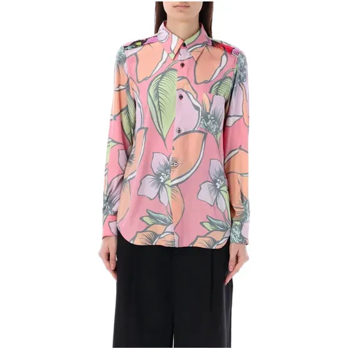 Floral Shirt Multi Ss24 , female, Sizes: S - Comme des Garçons - Modalova