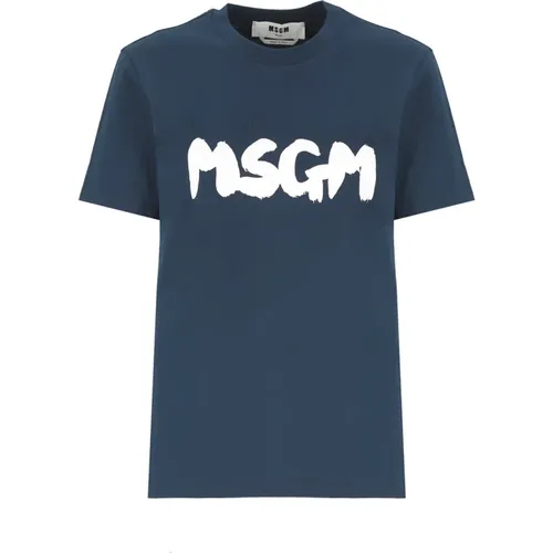 T-Shirts , Damen, Größe: M - Msgm - Modalova