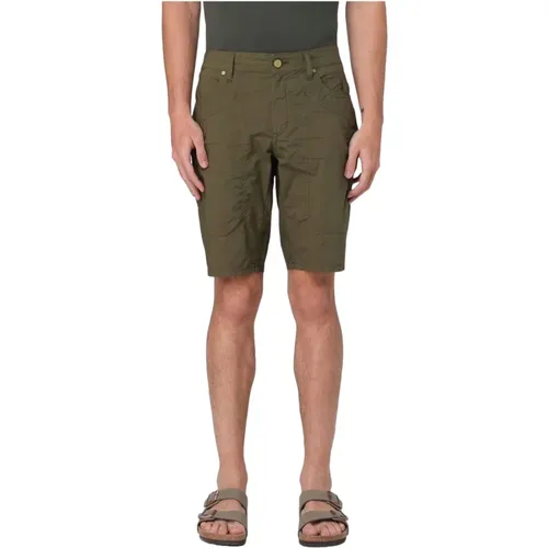 Grüne Casual Bermuda Shorts , Herren, Größe: W30 - Jeckerson - Modalova