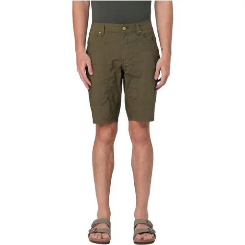 Grüne Casual Bermuda Shorts , Herren, Größe: W36 - Jeckerson - Modalova