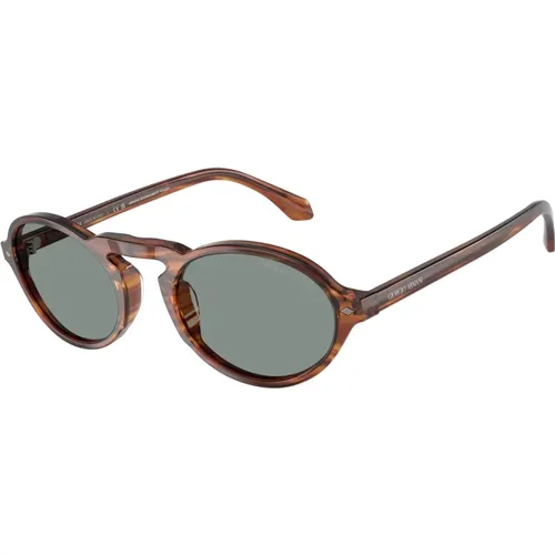 Stylische Sonnenbrille AR8219U,Stylische Sonnenbrille Ar8219U 616314,Stylische Sonnenbrille Ar8219U in Blau - Giorgio Armani - Modalova