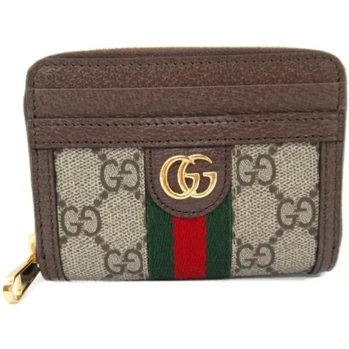 Pre-owned Canvas wallets , male, Sizes: ONE SIZE - Gucci Vintage - Modalova