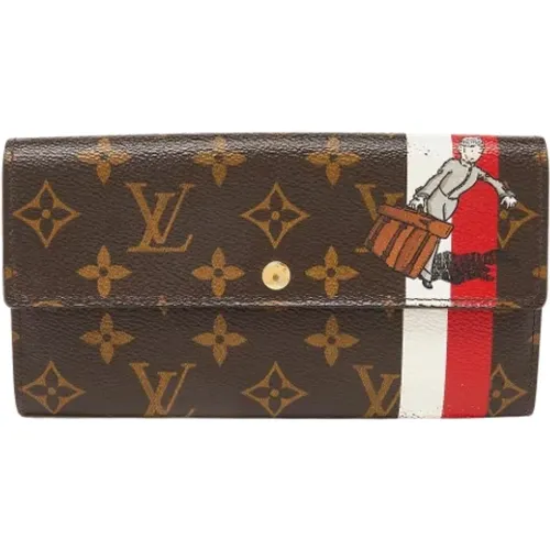 Pre-owned Coated canvas wallets , female, Sizes: ONE SIZE - Louis Vuitton Vintage - Modalova