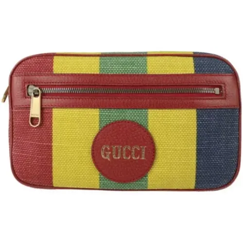 Pre-owned Multicolored Canvas Belt Bag , female, Sizes: ONE SIZE - Gucci Vintage - Modalova