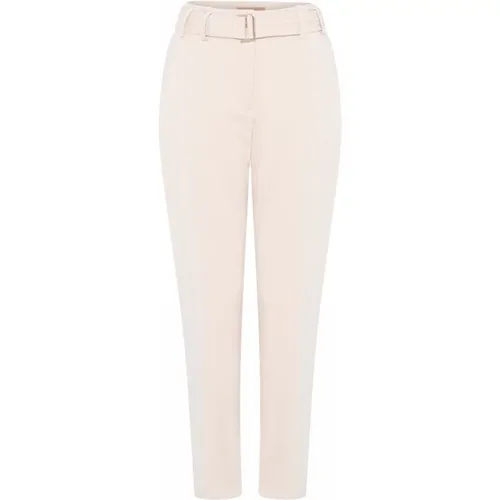 Regular Pants Cream Tan Stylish Trousers , female, Sizes: 2XL - Gustav - Modalova