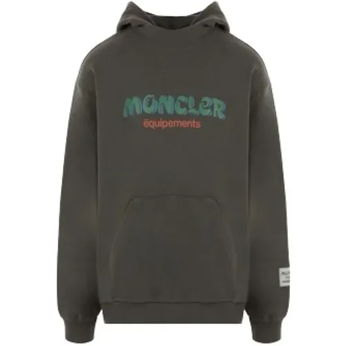 Oversized Hooded Sweater , female, Sizes: S - Moncler - Modalova