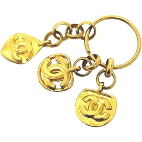 Pre-owned Metal key-holders , female, Sizes: ONE SIZE - Chanel Vintage - Modalova