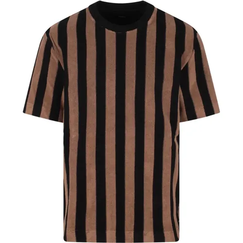 Pequin Terry T-Shirt , male, Sizes: L, M, S - Fendi - Modalova