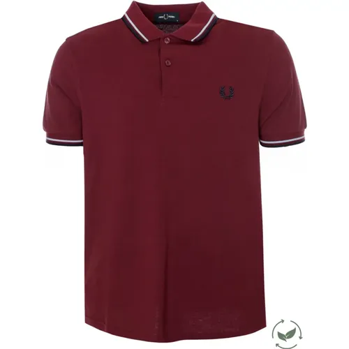 Klassisches Piqué Polo Shirt , Herren, Größe: M - Fred Perry - Modalova