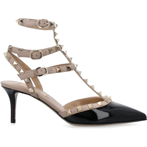 Rockstud Ankle Strap Pump Closed Shoes , female, Sizes: 3 UK, 7 UK, 3 1/2 UK, 4 UK, 4 1/2 UK, 8 UK, 6 UK - Valentino Garavani - Modalova