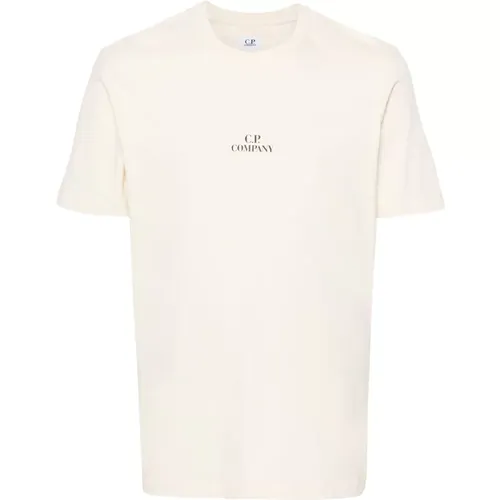 Rückseitenlogo Print T-Shirt , Herren, Größe: 2XL - C.P. Company - Modalova