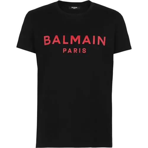 T-Shirts , Herren, Größe: L - Balmain - Modalova