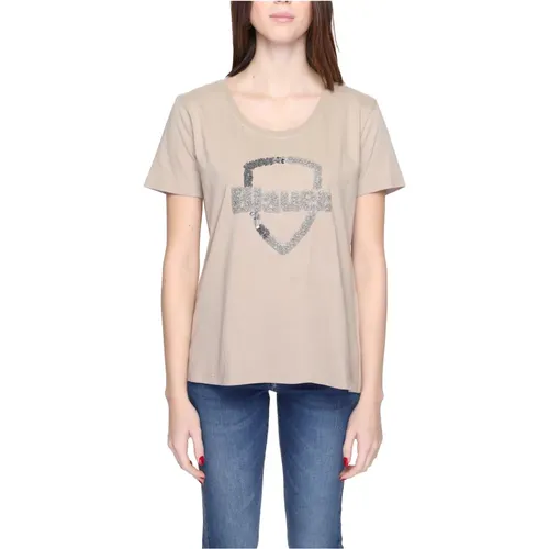 T-Shirts , female, Sizes: M, L, XS, XL, S - Blauer - Modalova