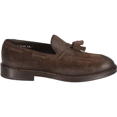 Tassel Flat Shoes , male, Sizes: 7 1/2 UK - Doucal's - Modalova