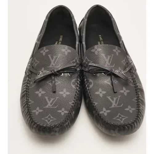 Pre-owned Canvas flats , male, Sizes: 9 1/2 UK - Louis Vuitton Vintage - Modalova